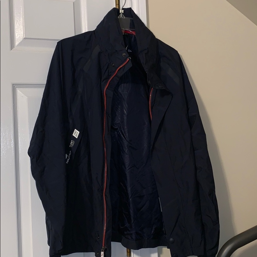 Men’s Nautica light coat (for cold or rain)